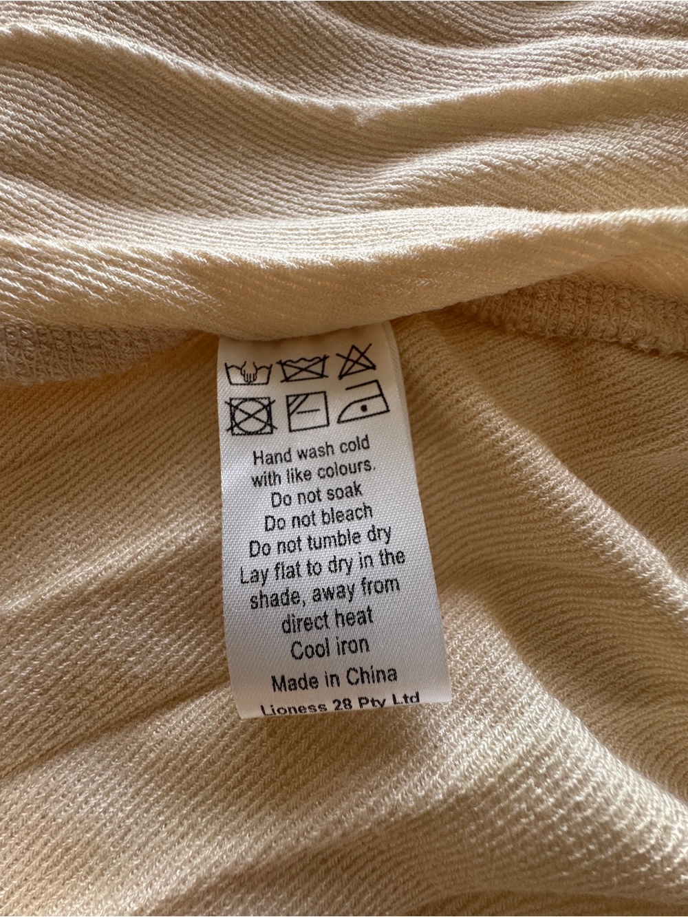Lioness Field of Dreams Off Shoulder Ruched Maxi Dress Oatmeal Small - Picture 15 of 15